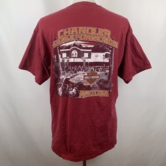 Vintage Harley Davidson Chandler Arizona Graphic Print Red TShirt XL Made In USA