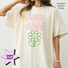 This Is The Day Christian Shirt Psalm 118 Bible Verse Cotton Tee Gift