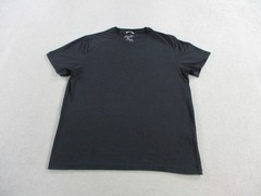 Porter & Ash Shirt Mens XL Solid Black Performance Tee Crewneck Casual Plain Tee