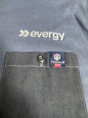 Tyndale FRC Shirt Mens XL Blue Versa Long Sleeve Flame Resistant CAT2 NFPA 2112