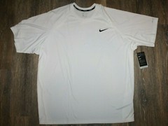 NWT NIKE MEN’S HYDROGUARD Swim T-Shirt White M L XXL