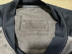 EvoShield Shirt Mens Sz L Large 3/4 Sleeve Raglan Gray Blue Performance Baseball