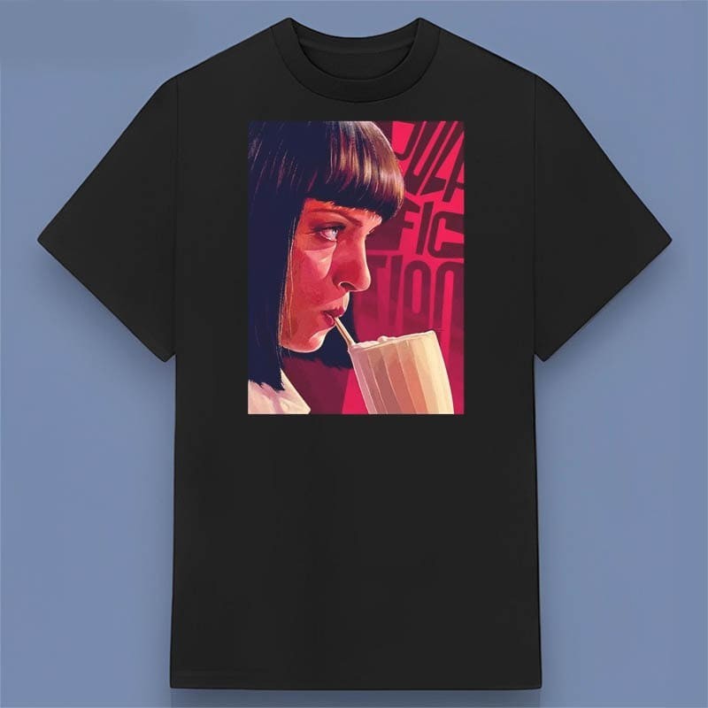 Mia wallace quentin tarantino pulp fiction graphic tshirt