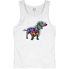 My Dachshund is My Spirit Animal Tank Top Cute Puppy Dog Lover Men’s Top