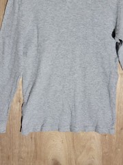 Jachs MFG Thermal Waffle Knit Shirt Gray Long Sleeve Men’s Size M