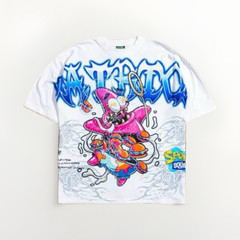 Civil Regime Men’s L White Patrick Star SpongeBob Graphic Short Sleeve Crew Tee