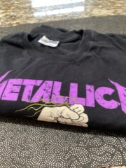 Metallica Damaged Justices T Shirt Men’s 2 Xl hammer Of justice Skull Harvest