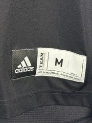 Adidas Basketball Shirt Mens M ClimaCool Lapel Bulldog Logo Black Yellow Team