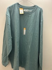 CARHARTT Loose Fit Heavyweight Long-Sleeve Logo Sleeve Graphic Size XLT TK0231-M