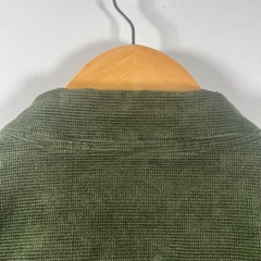 Seasalt Shirt Men’s Medium Woodland Green Ropemaker Waffle Cord RRP £79.99