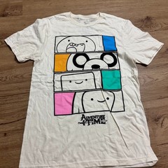 Cartoon Network Adventure Time Jake Finn BMO Bubblegum Panal Beige Size Large