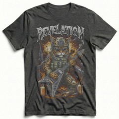 Army Cat Soldier Tactical Gear War Heavy Metal Band Tee Shirt Vintage Unisex