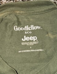 Goodfellow & Co x Jeep Joshua Tree Men’s S Green Graphic Logo Tee Crew Neck SS