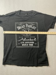 Brad Paisley Men’s Life Amplified World Tour Shirt Size Large
