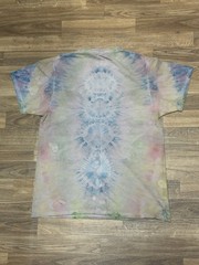 Vintage Fruit Of The Loom Tie Dye Shirt M Multicolor Rainbow Circle Graphic Tee