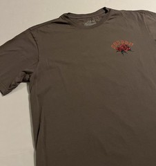 Sullen Art Collective Premium Rose Skull T-Shirt LARGE Tattoo Streetwear Beach