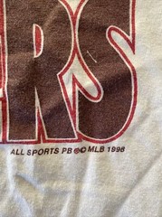 Vintage Lowell Spinners Shirt Men Sz XL Go Spinners Graphic Tee MLB 1998 RARE