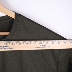 BYLT Shirt Mens Green Premium Basics Signature Crew Neck T-Shirt 2XL