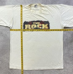 Vintage 1996 The Rock Movie Promo T Shirt XL Nicolas Cage Sean Connery A1