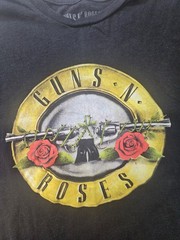 Guns N’ Roses Black Graphic Print 100% Cotton Band T-shirt Size XL