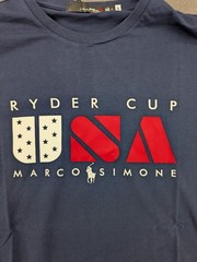 RLX Ralph Lauren 2023 Ryder Cup USA Marco Simone Tee Navy Medium NWT