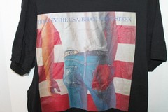 Bruce Springsteen Born in the USA Album Cover Black T Shirt Size XL