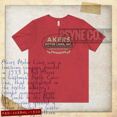 Akers Motor Lines 1933 Vintage Men’s T-Shirt