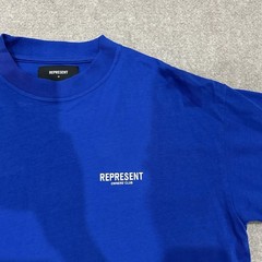 REPRESENT Owners’ Club Medium Blue Crew Neck T Shirt Powered By Enthusiasts