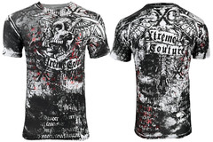 Xtreme Couture By Affliction Men’s T-shirt Combatant Skull Biker S-5XL