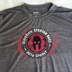 2016 Reebok Spartan Race Shirt XL Gray Hawaii Finisher Trifecta Qualifier 2945