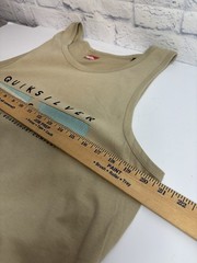 Quiksilver Men’s Boardshort Arch Muscle Tank Top in Plaza Taupe/Twill Medium New