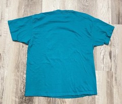 Vintage Single Stitch “Only Elephants Should Wear Ivory” Shirt Size XL Blue Teal