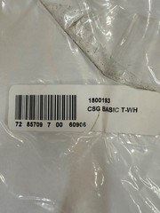 NWT CSG Men’s 3-Pack White Basic T-Shirts Size Medium Champs Sports Gear NEW
