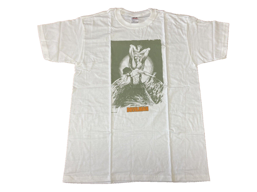 Devilman Japan Anime Manga Anvil Vintage Novelty Tee T Shirt Size L Made In USA