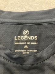 Legends Mens Enzo Performance T-Shirt Mens Medium Aero Knit Fabric