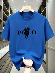 Men’s Summer Casual Business Short Sleeved Round T-shirt, Simple Fashionable