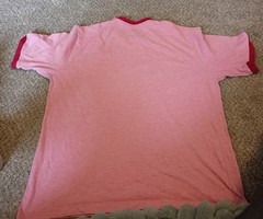 G.H. Bass & Co. T-Shirt Men’s Size XL light red Heathered Short Sleeves cotton
