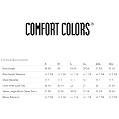 Comfort Colors 6014 Adult Cotton Ringspun Long Sleeve Garment Dyed RS T-Shirt