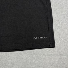 Pair of Thieves Shirt Mens Large Black V Neck Short Sleeve Stretch Casual Tee