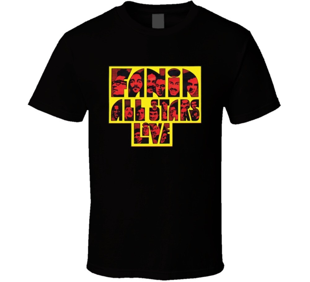 Fania All Stars Live Latin Salsa Music Band Retro Classic Vintage T Shirt