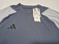 Adidas Mens Tiro 23 Competition Soccer Training Jersey Grey Shirt HP1906 SL