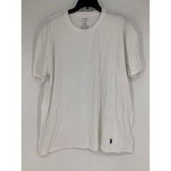 Polo Ralph Lauren Men’s 2XL White Classic Fit Crew Neck Cotton Preppy Tee I5-22