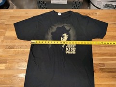 Bay Island Sportswear Johnny Cash Graphic Short Sleeve Unisex Tee Shirt XL