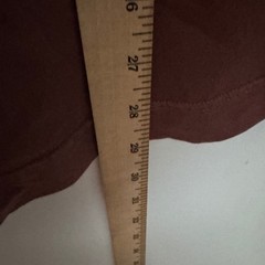 Buck Mason Curved Hem Tee Shirt Mens Medium Brick Red Pima Cotton Short Sleeve