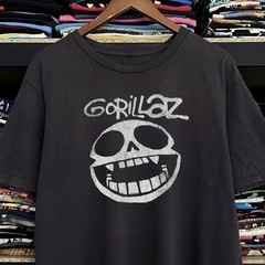 Gorillaz Xray Skull Aged T-Shirt Black XL