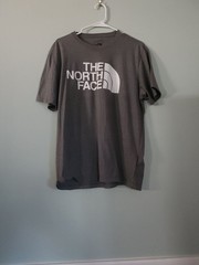 The North Face Men’s Grey Half Dome Logo Short Sleeve T-Shirt