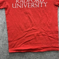 Radford University Shirt Mens Small Red Gildan Heavy Cotton College Tee