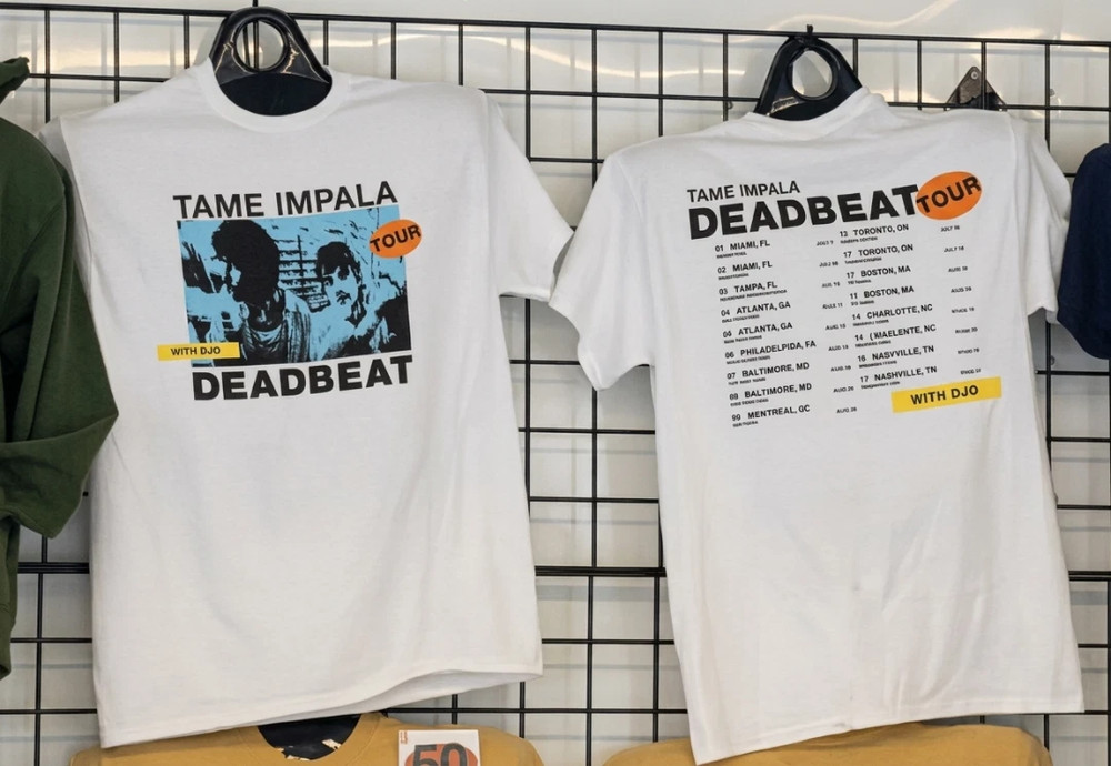 Hot!!!Tame Impala@ Deadbeat Tour 2026 Miami Merch T-Shirt Unisex, Gift Fan