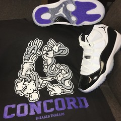 Shirt Match Jordan 11 Concord – Hands Tee Shirt