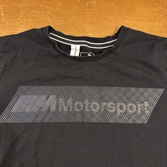 BMW M Series Motorsport Shirt Mens Medium Black Puma Short Sleeves